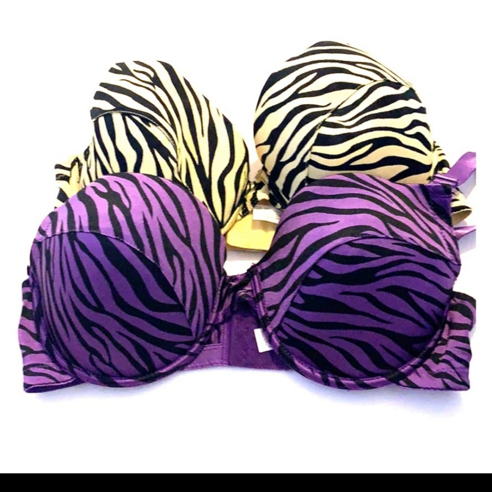 Oh so comfy yet supportive Zebra Print 40DD Bras-2